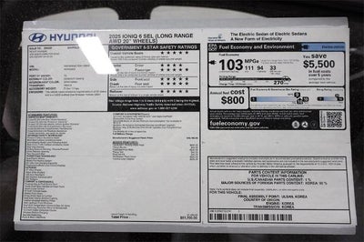 2025 Hyundai IONIQ 6 SEL AWD