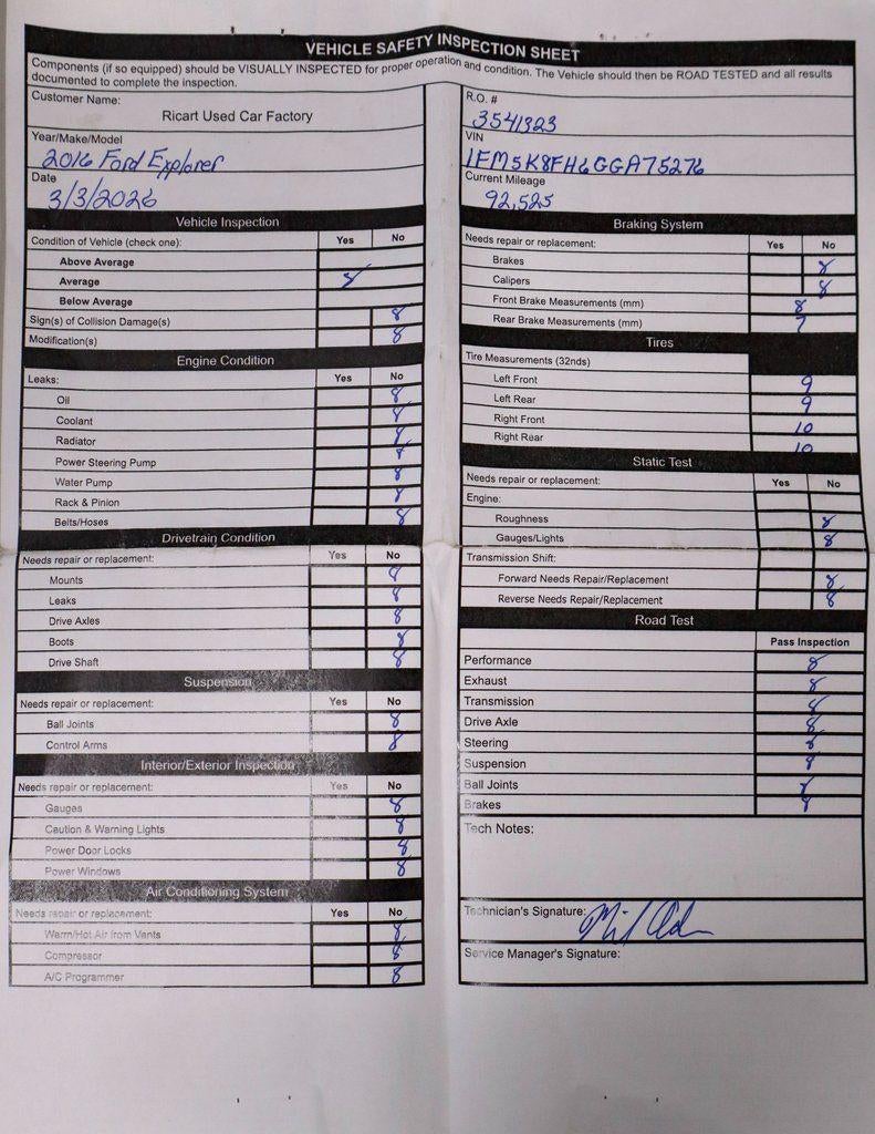 2016 Ford Explorer Limited