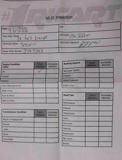 2014 Ford Escape Titanium