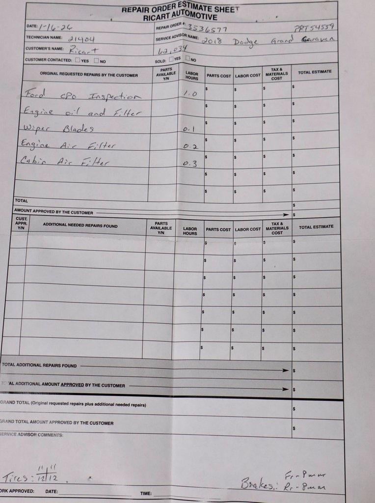 2018 Dodge Grand Caravan SE