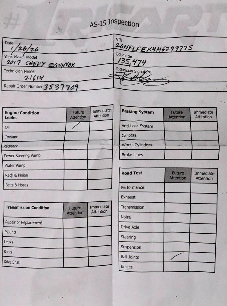 2017 Chevrolet Equinox LT