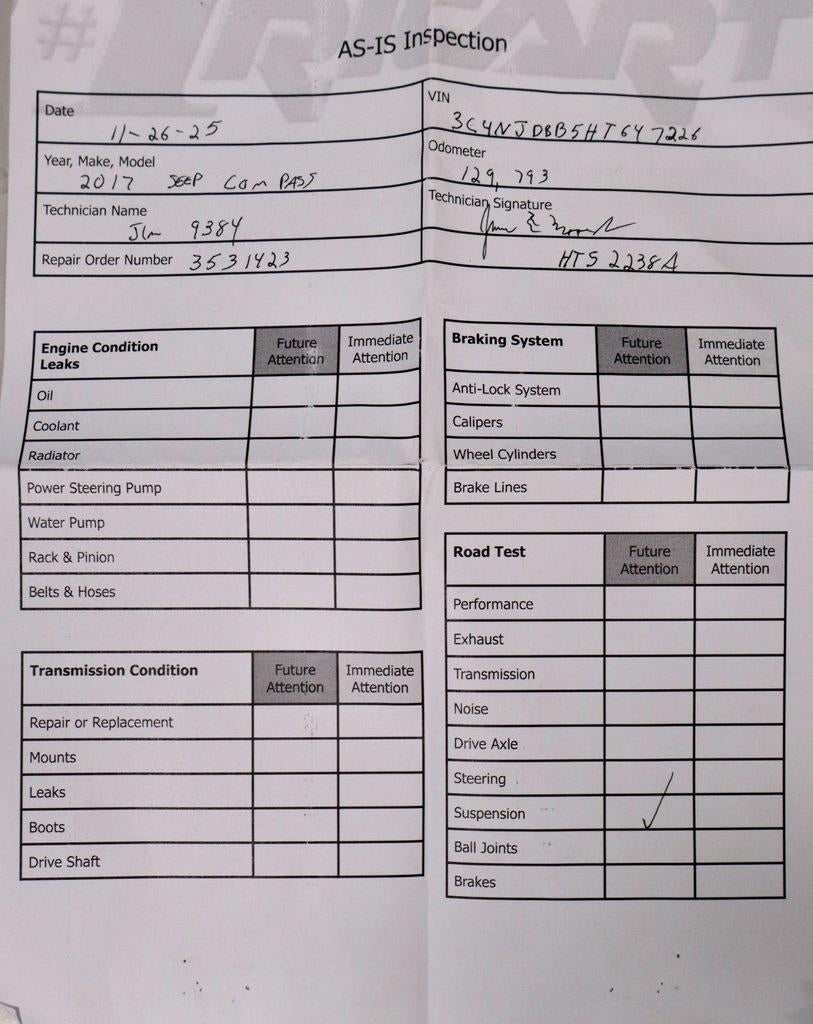 2017 Jeep Compass Latitude