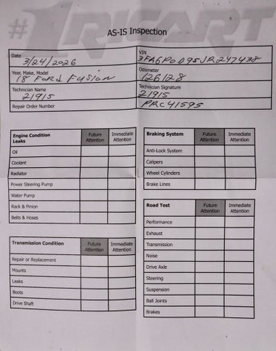 2018 Ford Fusion Titanium