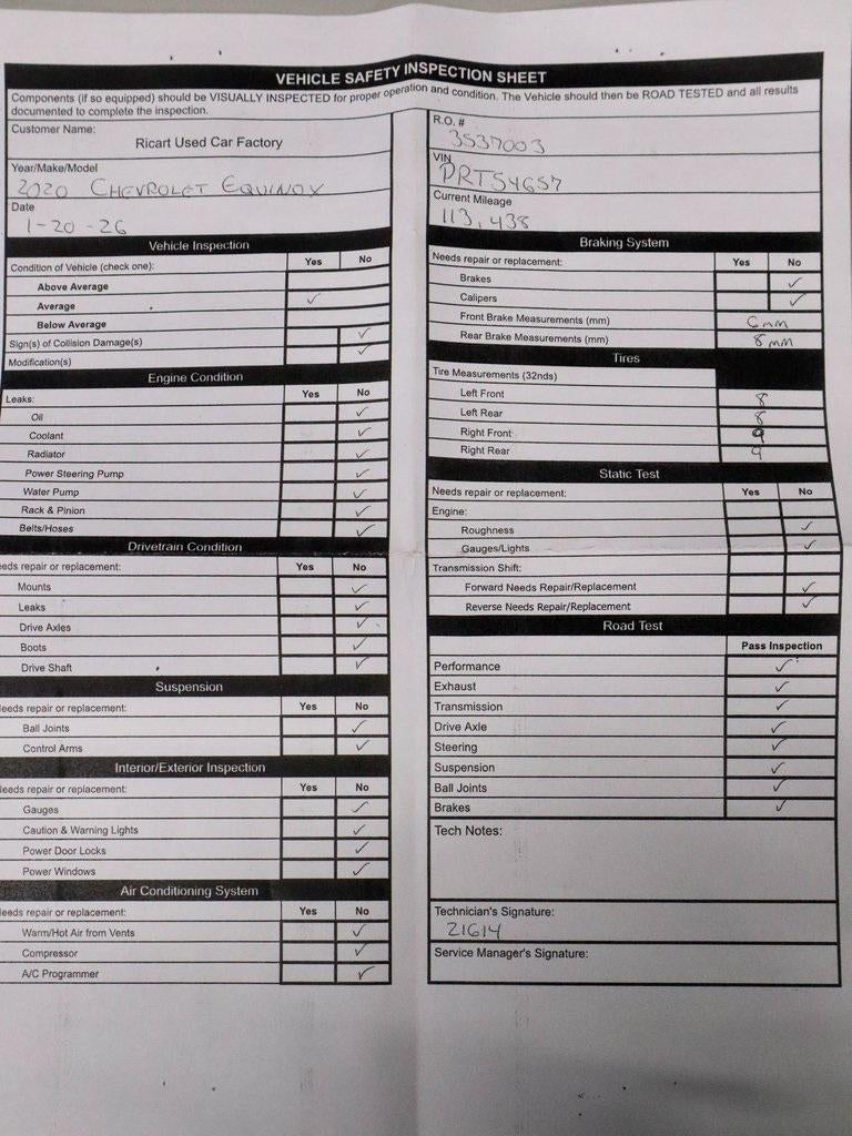 2020 Chevrolet Equinox LS