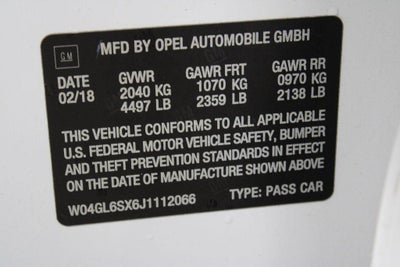2018 Buick Regal Sportback Preferred