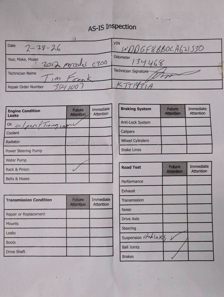 2012 Mercedes-Benz C-Class C 300