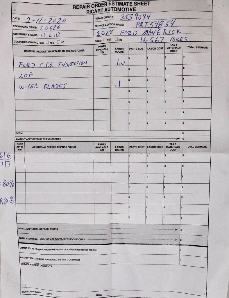 2024 Ford Maverick LARIAT AWD SuperCrew