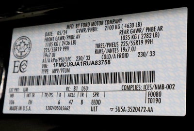 2024 Ford Escape Platinum