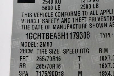 2017 Chevrolet Colorado Work Truck