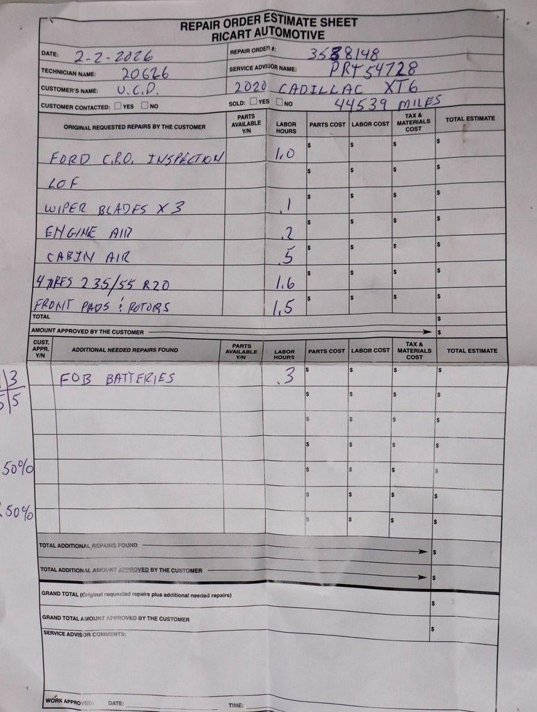 2020 Cadillac XT6 Premium Luxury