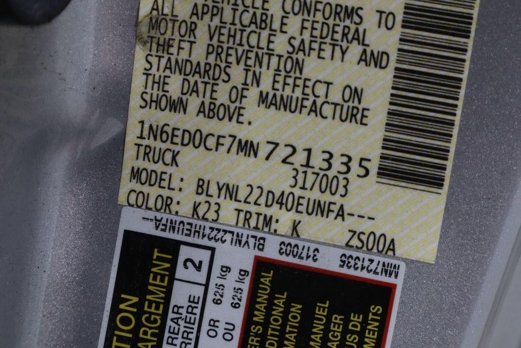 2021 Nissan Frontier SV