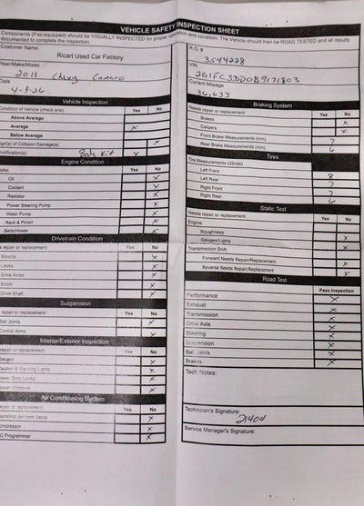 2011 Chevrolet Camaro 2LT