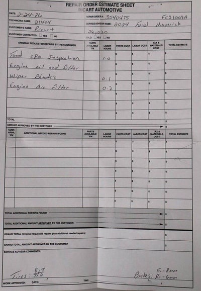 2024 Ford Maverick XL