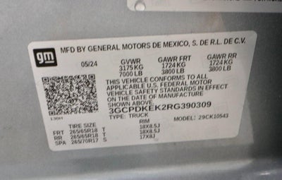 2024 Chevrolet Silverado 1500 LT