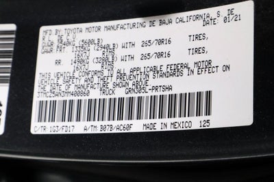 2021 Toyota Tacoma 4WD TRD Off-Road