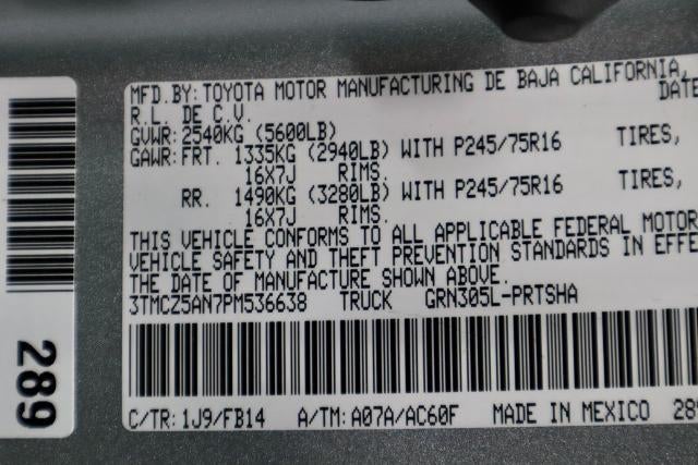 2023 Toyota Tacoma 4WD SR