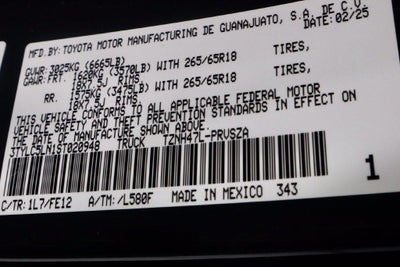 2025 Toyota Tacoma 4WD TRD Sport