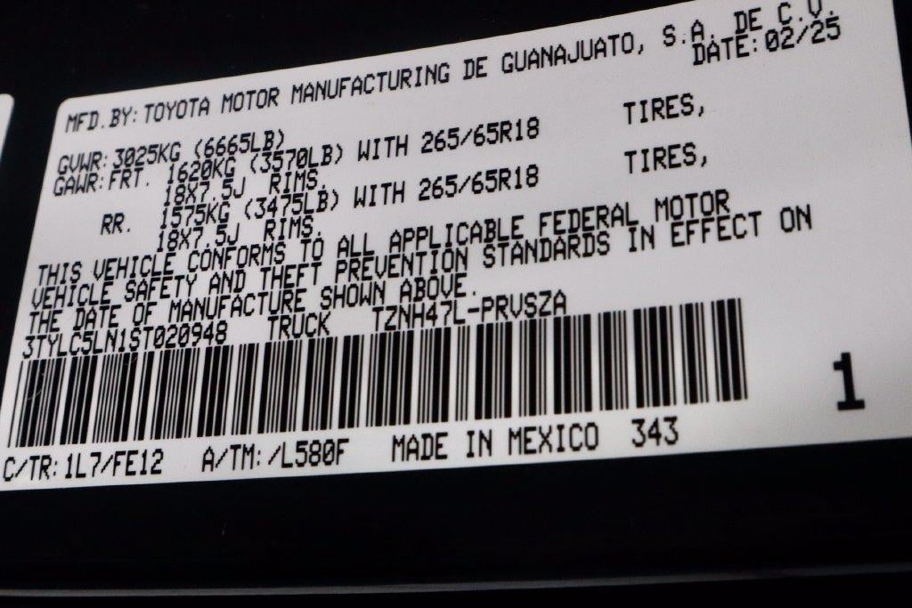 2025 Toyota Tacoma 4WD TRD Sport