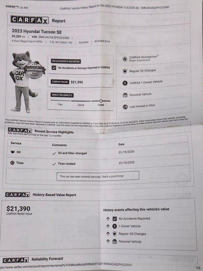 2023 Hyundai TUCSON SE