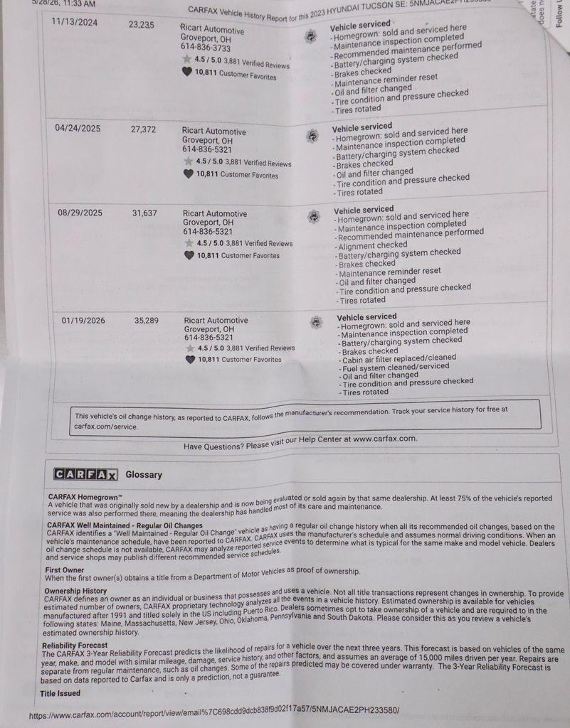 2023 Hyundai TUCSON SE