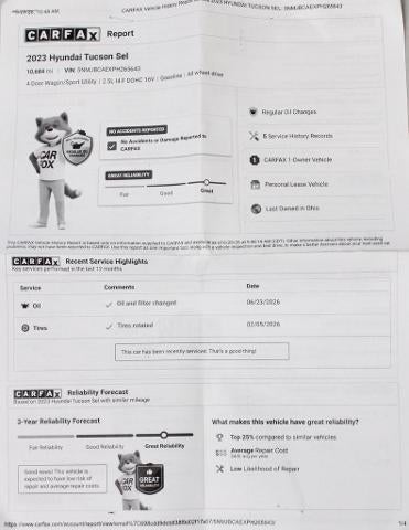2023 Hyundai TUCSON SEL