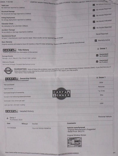 2025 Hyundai TUCSON Limited