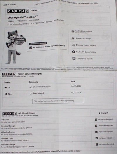 2025 Hyundai TUCSON XRT