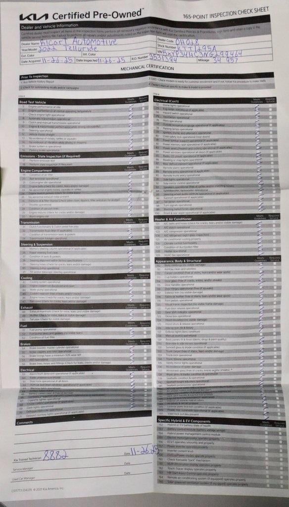 2022 Kia Telluride EX