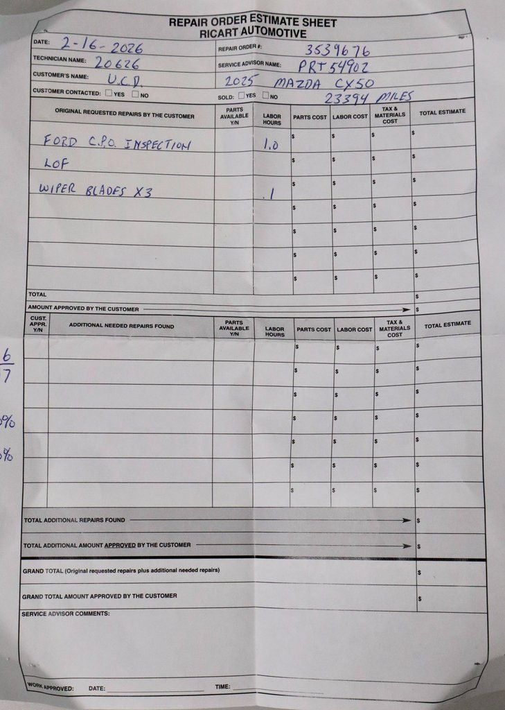 2025 Mazda Mazda CX-50 2.5 S Premium Package