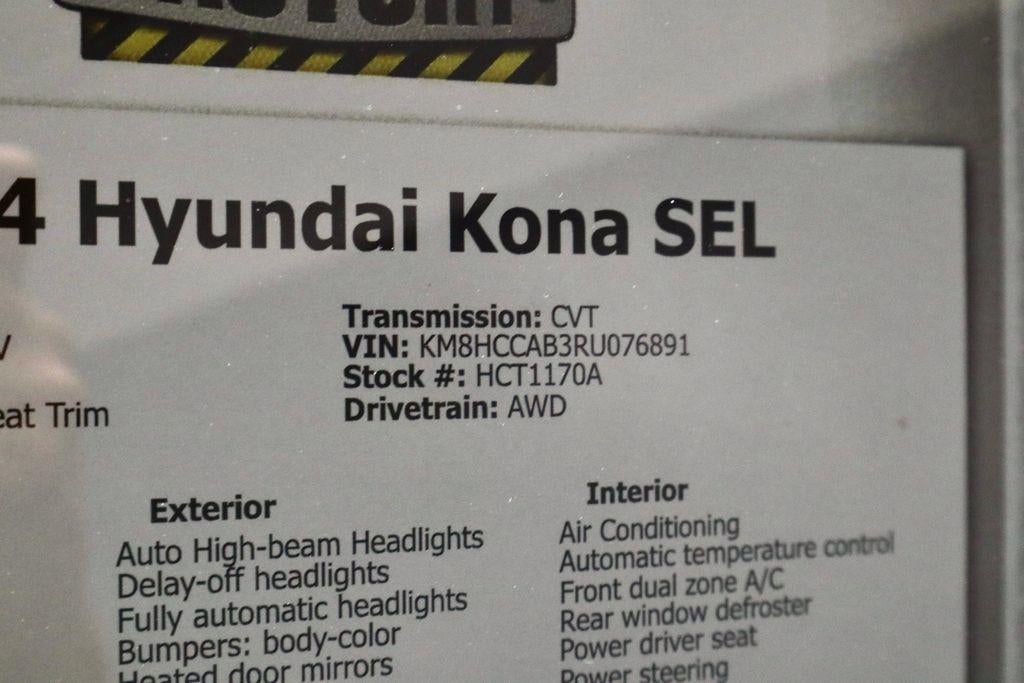 2024 Hyundai KONA SEL