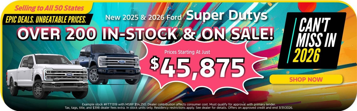 New Ford Super Dutys at Ricart Automotive Group in Groveport #STATE!