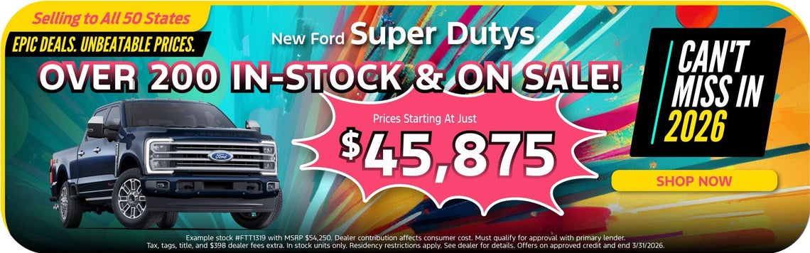 New Ford Super Dutys at Ricart Automotive Group in Groveport #STATE!